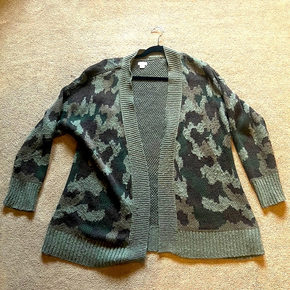 Open long cardigan